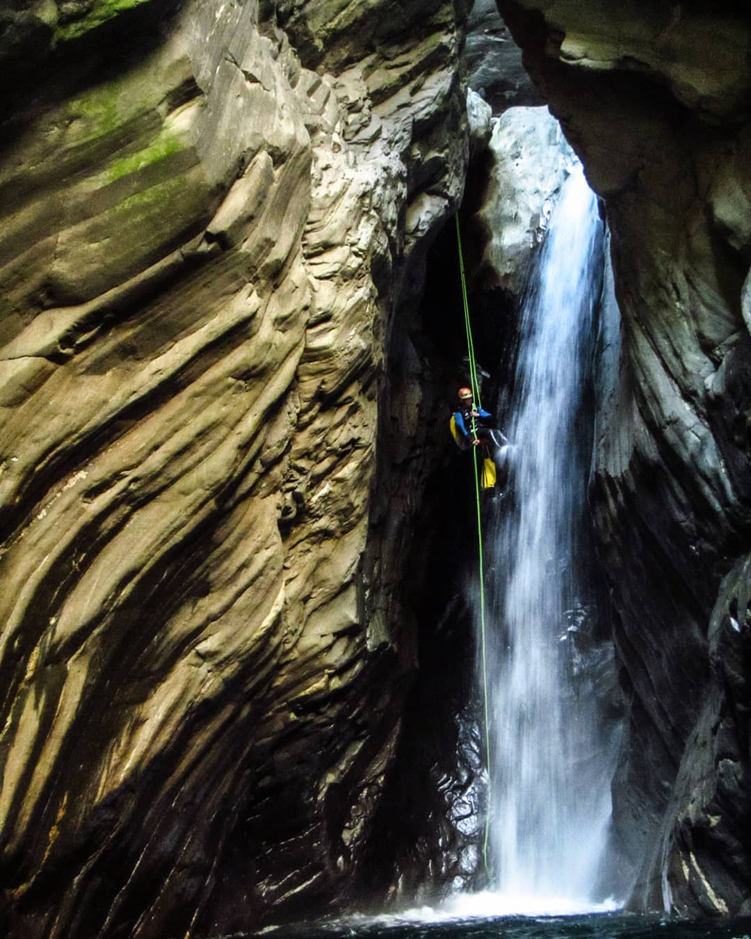 Canyoning dans le nord de l'Italie