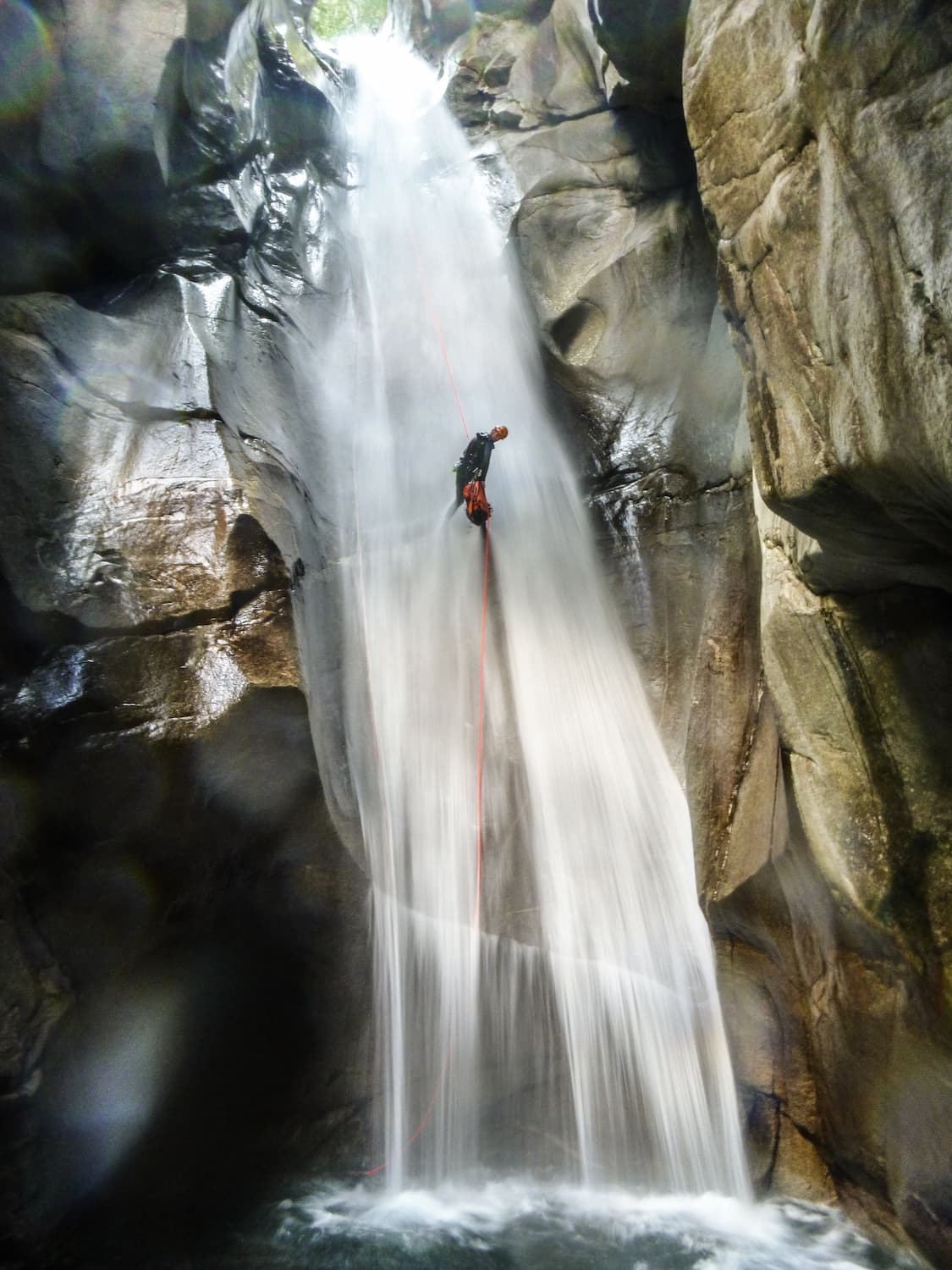 Canyoning dans le tessin, canyon du Lodrino